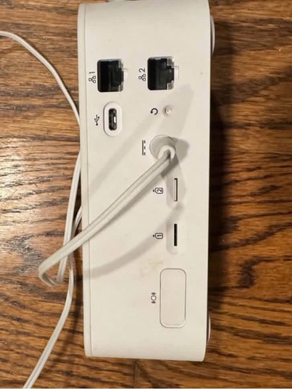 White Portable Cellular Modem with Power Adapter - Picture 2 of 3